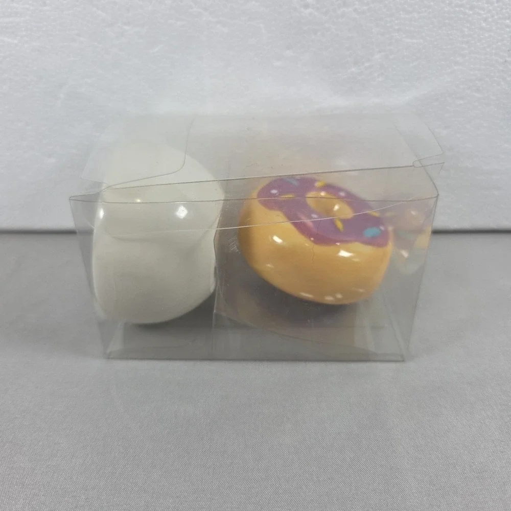 Donut Coffee Salt &‎ Pepper Shakers Colorful Table Décor Collectibles NEW